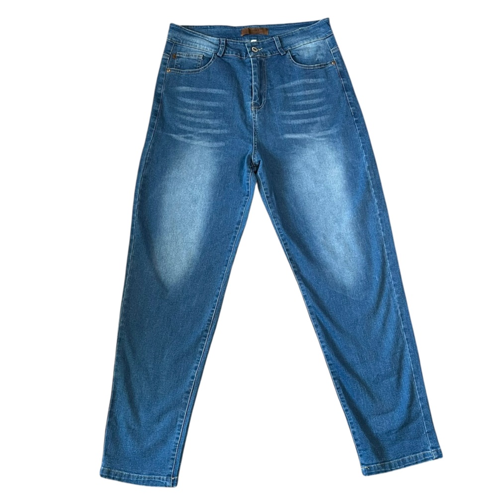 Judy Blue Dark Washed Boyfriend High Rise Women's Large Casual Denim